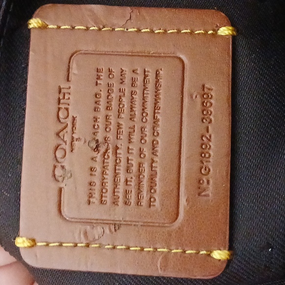 Authentic Coach Hobo Sparkle Floral Print Pebble Leather Crossbody Bag - Picture 8 of 9